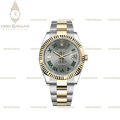 ساعت مچی رولکس ویمبلدون سوئیسی سیلورطلایی اویستر Rolex Wimbledon Datejust