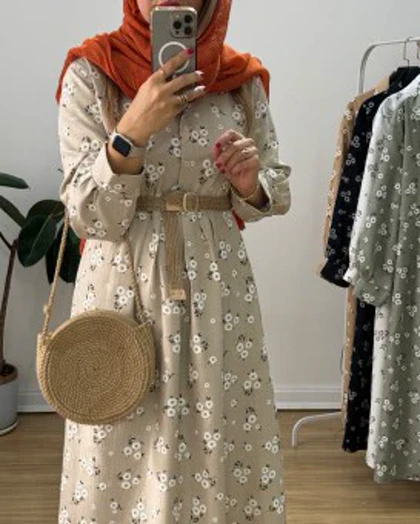 پیراهن مانتویی بابونه3
