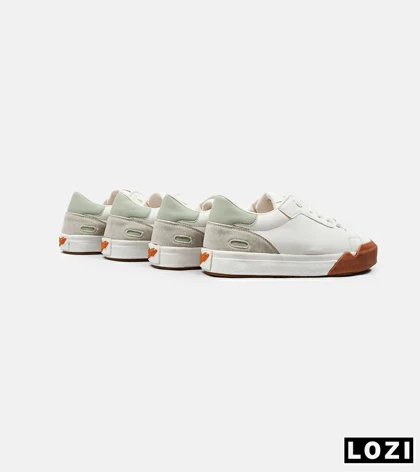 کفش اسنیکرزمردانه سفید آجری PULL& BEAR