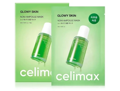 ماسک ورقه‌ای صورت سلی‌مکس مدل Glowy Skin Noni Ampoule Mask