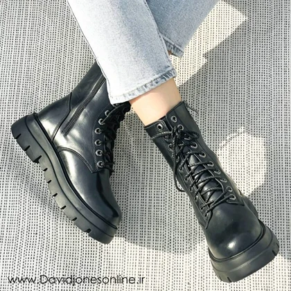 نیم بوت زنانه استرادیواریوس مدل00002-Stradivarius-Flat-Ankle-Boots