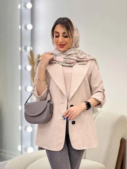 مانتو دو دکمه رها