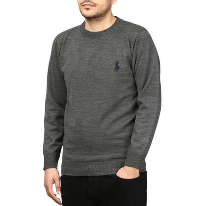 پلیور بافت یقه گرد مردانه مدل 6598519