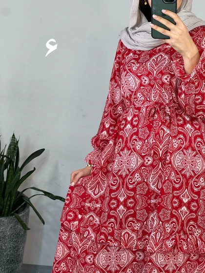 پیراهن مانتویی شکوفه 2