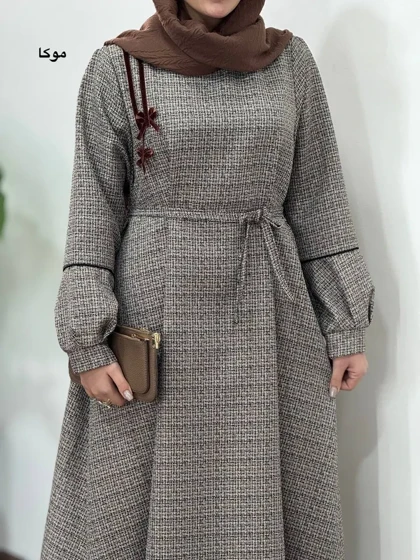 پیراهن مانتویی بلند سوپر کلوش سها