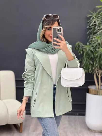 مانتو لینن سر شانه ژیله