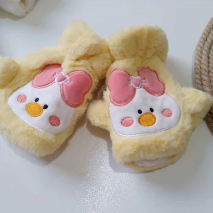 دستکش بچه گانه دخترانه طرح پنگوئن