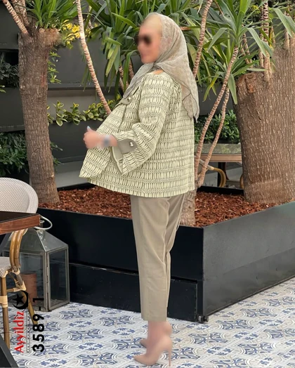 کت خنک مجلسی زنانه سایز بزرگ کد 3589