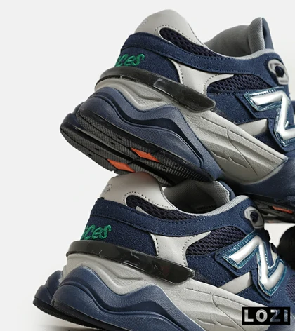 کفش کتانی مردانه سرمه ای سفید NEW BALANCE 9060