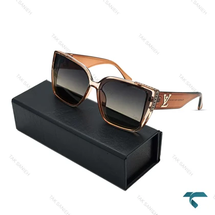 عینک آفتابی لویی ویتون زنانه قهوه ای شفاف Louis Vuitton-6465-L