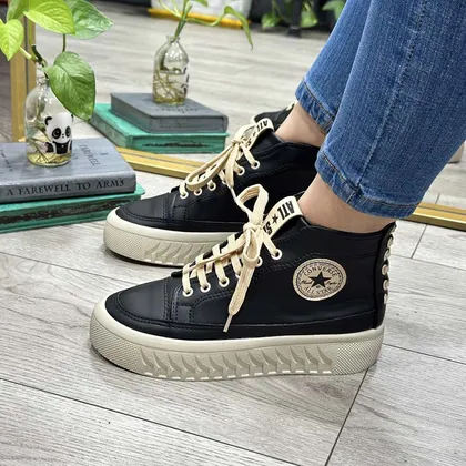 نیم بوت اسپرت زنانه مدل آل استار کانورس رنگ مشکی