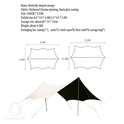 تارپ کمپینگ BLACK DEER BD7030