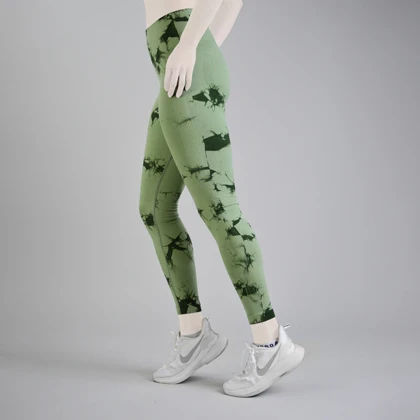 لگ سیملس ورزشی زنانه مدل 4B0118 سبز پسته ای