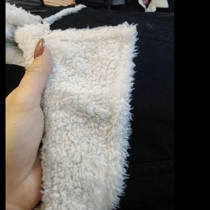 کت جین مشکی خزدار مردانه کیفیت عالی _ دیلم پلاس