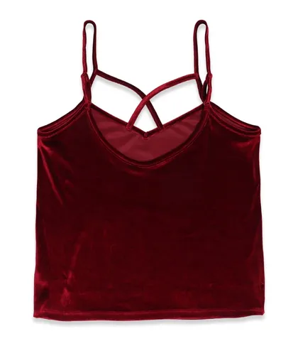 ست تاپ و شورتک مخمل Neev نیو کد 4605 زرشکی Wine