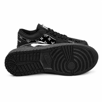 کتانی مردانه مدل نایکی ویتون مشکی طوسی NIKE