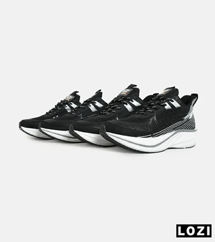 کفش کتانی مردانه و زنانه مشکی سفید نایک NIKE lab Zoom Fly 'sp مدل 7256