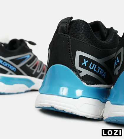 کفش کتانی بزرگ پا مشکی آبی قرمز سالومون Salomon X ULTRA