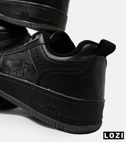 کفش کتانی مردانه مشکی NIKE AirForce Draw