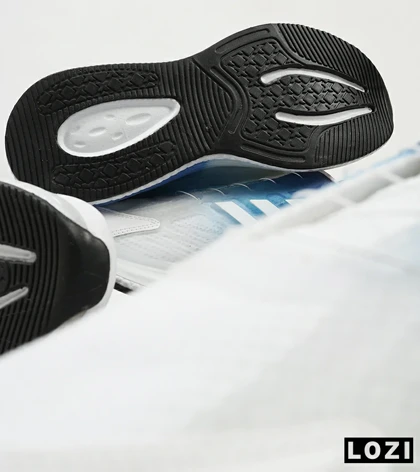 کفش کتانی مردانه آبی سفید ADIDAS Solar disk V2