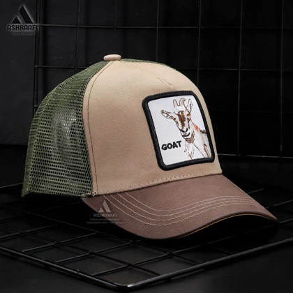 کلاه کپ گورین طرح بز Trucker Cap HA52