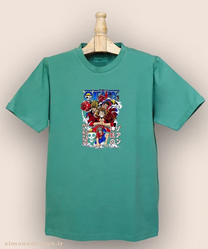 تیشرت مردانه و زنانه طرح وان پیس کد910