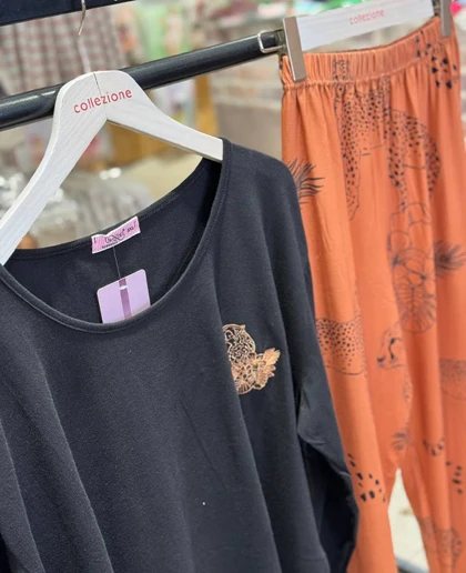 بلوز شلوار سایز بزرگ زنانه سکسن کد 40734