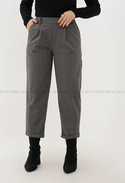 شلوار فوتر کج راه پشت کش کد1004946