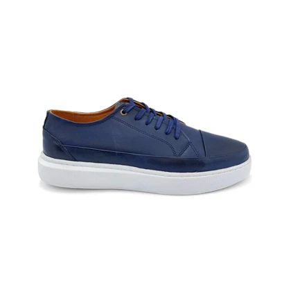 کفش ونس چرم طبیعی مردانه استار مدل Flat shoes - 0150