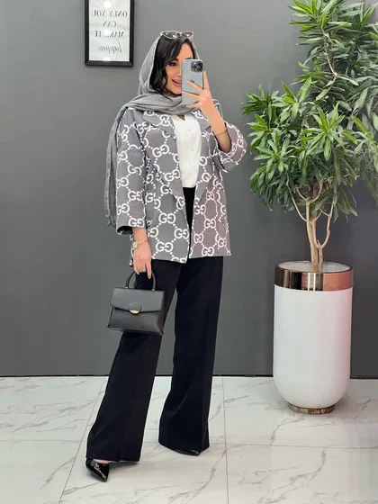 مانتو کتی طرح GUCCI