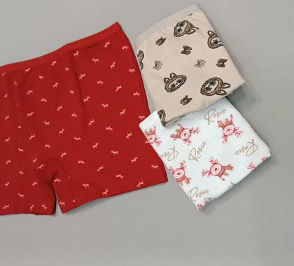 شورت پادار بچگانه پک 3 عددی