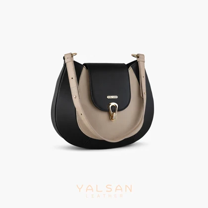 کیف دوشی زنانه چرم یلسان مدل آوید کد 218-GN