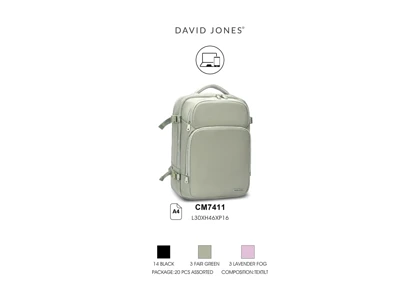 کوله پشتی اسپرت دیوید جونز مدل David Jones CM7411