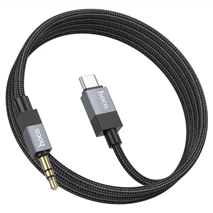 کابل صدا تایپ سی به AUX هوکو hoco مدل UPA32B Clever طول 1 متر