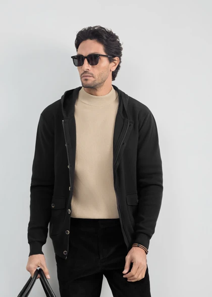 سویشرت کلاه دار knit