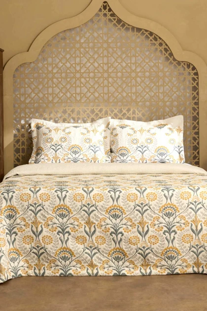سرویس روتختی دو نفره Karaca Home مدل Alvea پلی‌استر - چندرنگ