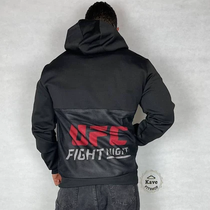هودی مردانه اسپرت داخل کرکی مشکی یو اف سی UFC