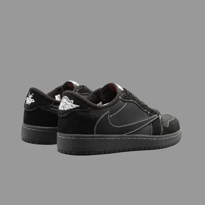 نایکی ایرجردن 1 ترویس اسکات بلک فنتوم ساق کوتاه Nike Air Jordan 1 Low Travis Scott Black Phantom