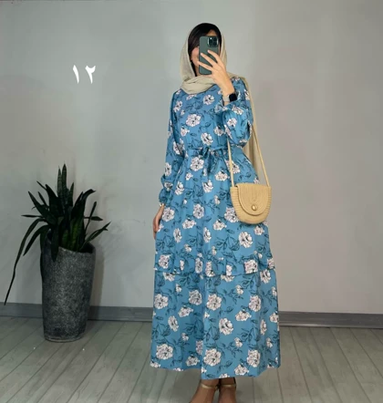 پیراهن مانتویی شکوفه 5