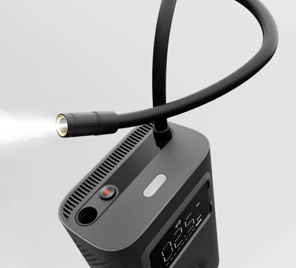 پمپ باد قابل حمل شیائومی مدل Xiaomi Portable Electric Air Compressor 2 Pro MJCQB07PQW