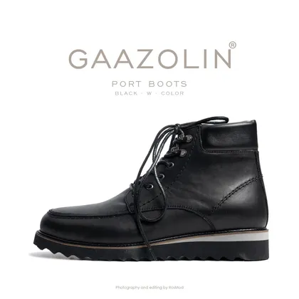 بوت پورت گازولین مشکی شبرو - GAAZOLIN Port Boots Black W