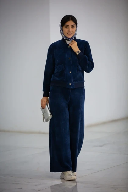 بامبر زنانه بیسکوئیتی دوجیب