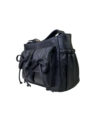 کیف زنانه مشکی پاپیون دار 3506ta