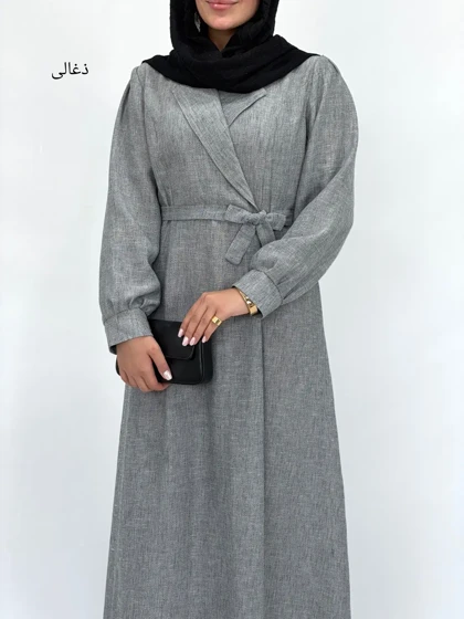 مانتو بلند لینن زارا خوشه