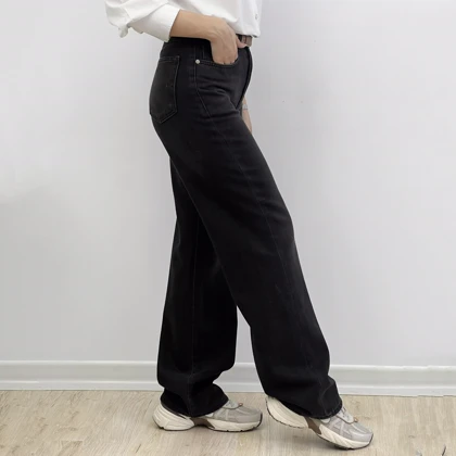 شلوار جین نیم بگ 1007505