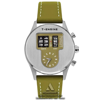 ساعت تی انجین سبز T-Engine Drum Roller-G