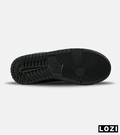 کفش کتانی مردانه و زنانه مشکی طوسی نایک NIKE SB Dunk مدل 7521