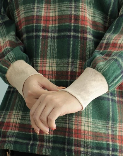 هودی ترکیبی چهارخونه