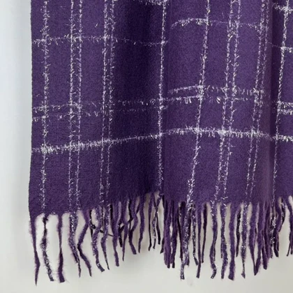 شال پاییزه موهر لمه چهارخانه 20530