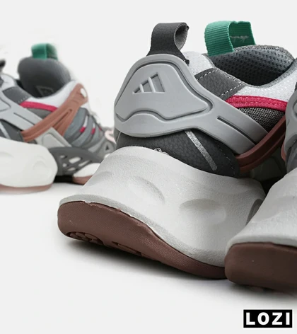 کفش کتانی مردانه و زنانه طوسی سفید گلبهی ADIDAS performance x9000l4